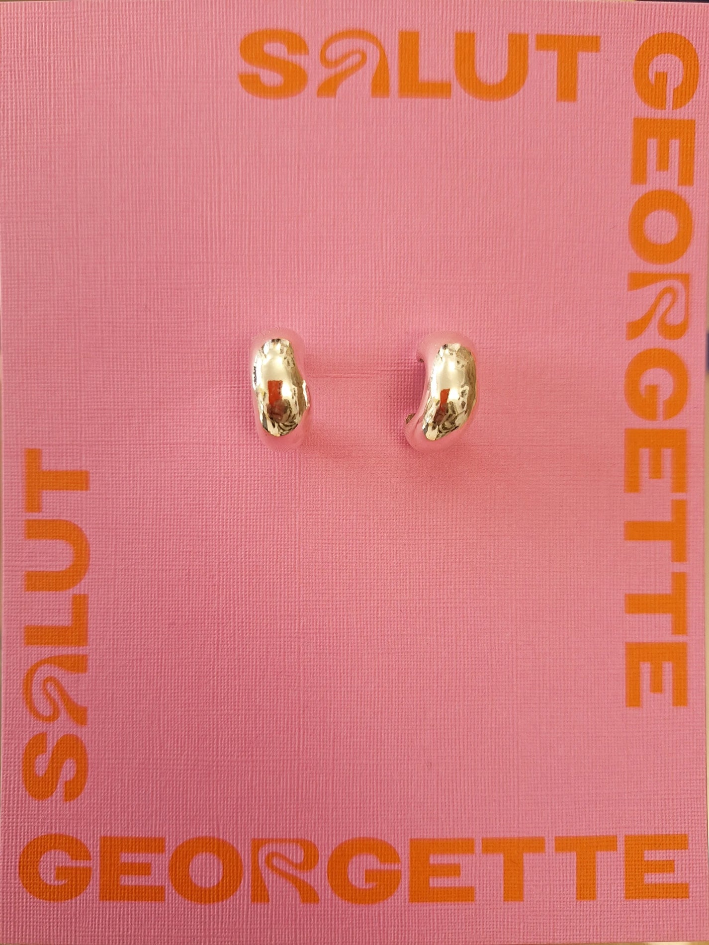 Salut Georgette / Boucles d'oreilles - Créole fine
