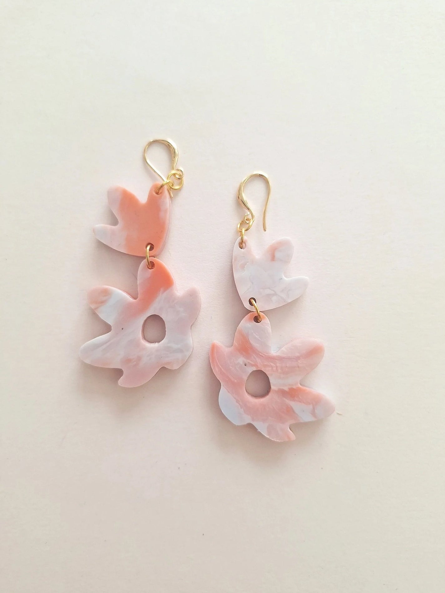 CURA Jewellery / Falling flowers earrings - Dusk