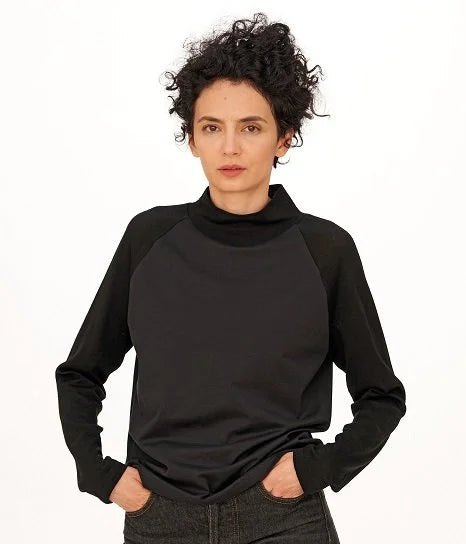 ERFOLG F / Col roulé Rolli Soft Punk / noir
