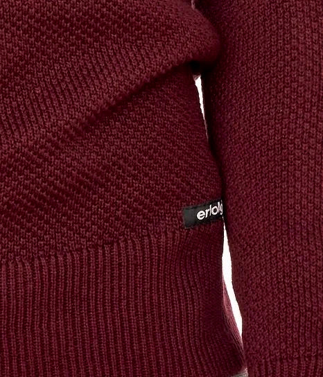ERFOLG Homme / Wabenpullover - cassis