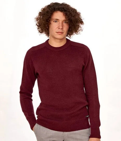 ERFOLG Homme / Wabenpullover - cassis