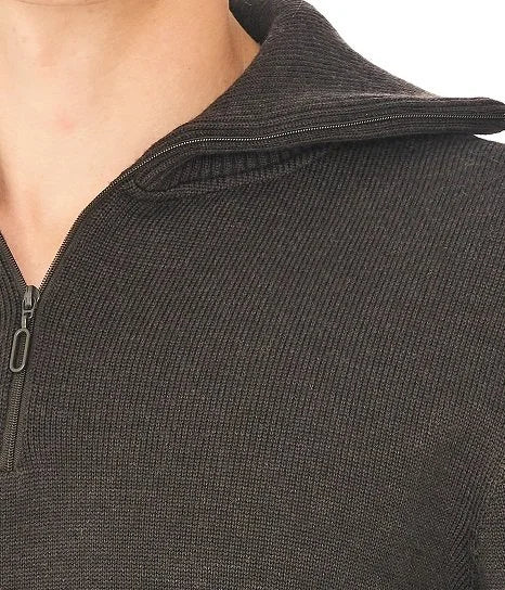 ERFOLG H / Pull Men's Troyer - café noir