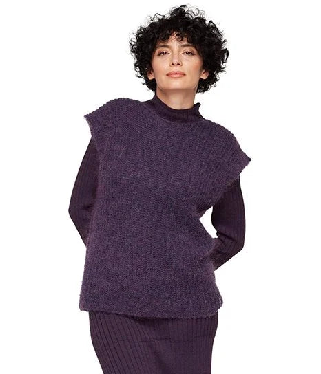 ERFOLG F / Top Nuage - prune / olive