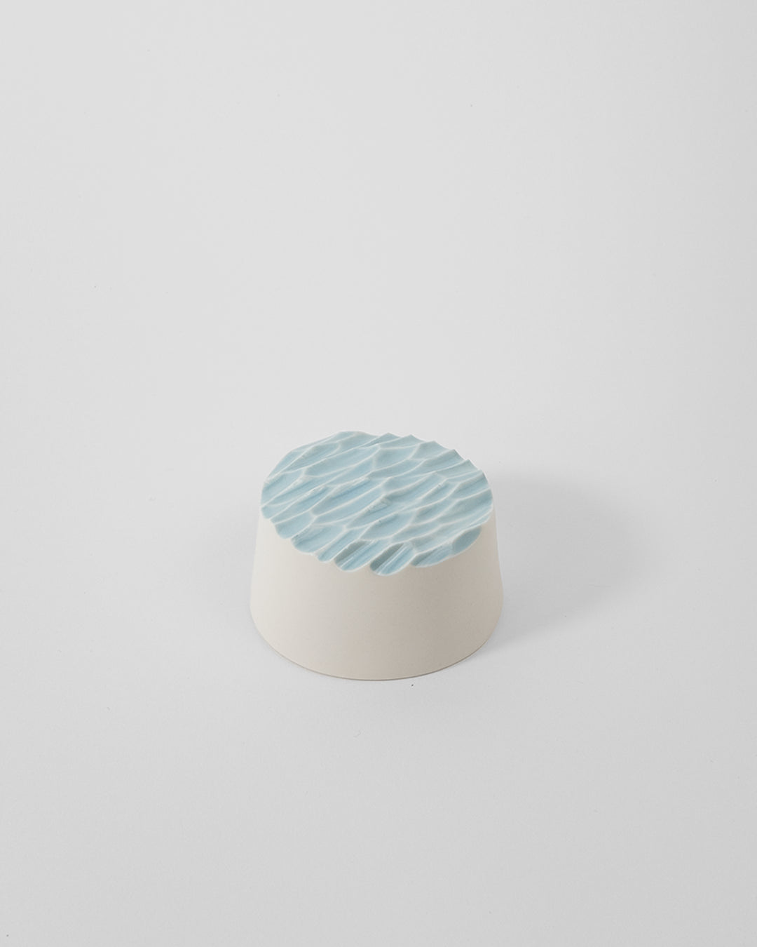Maly Jdahim / porte-savon petit rond - vert d'eau