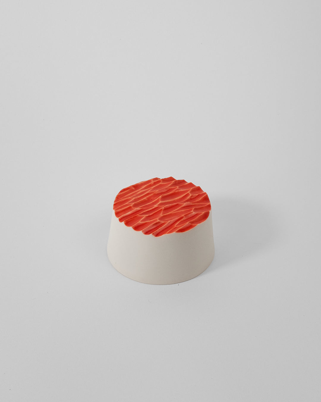 Maly Jdahim / porte-savon petit rond - rouge