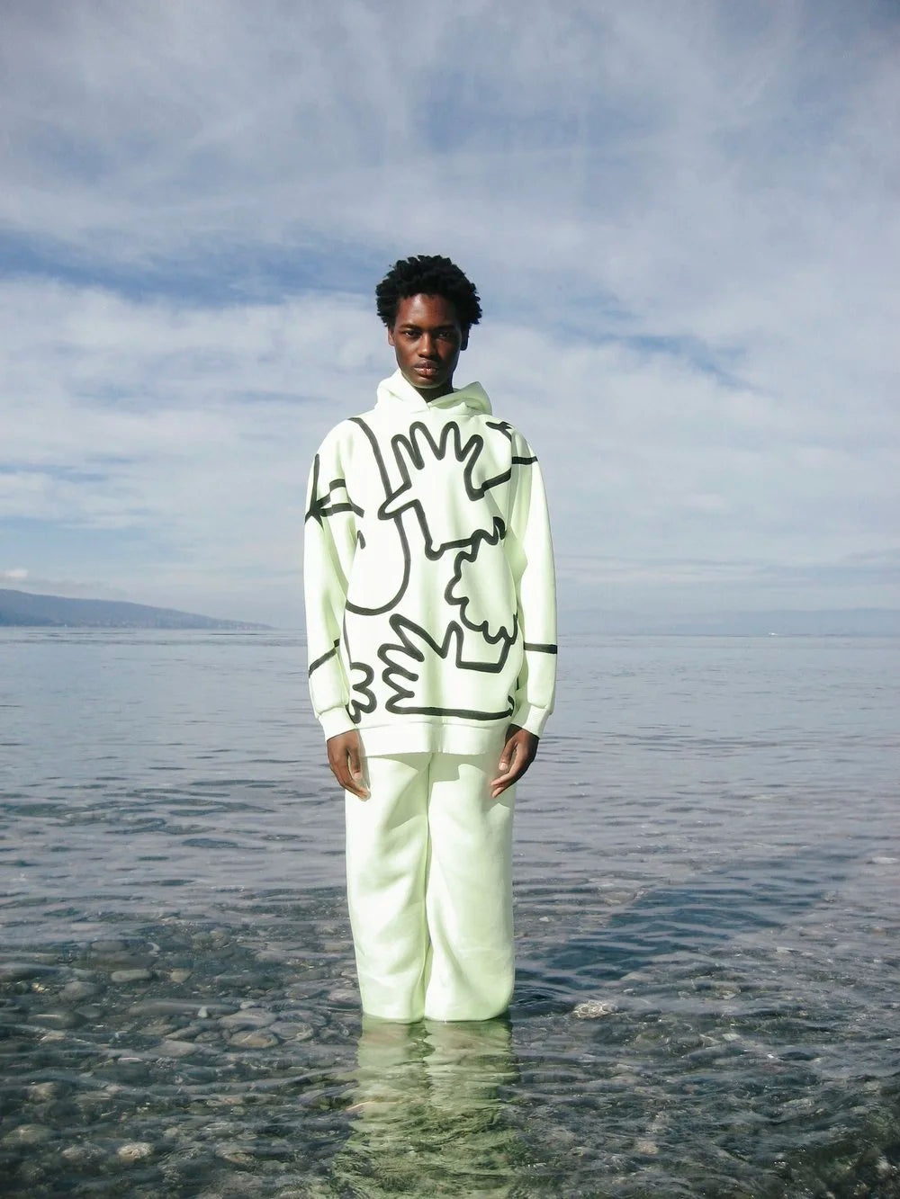 OL' x WOW ! / Ensemble sweat - jaune pastel