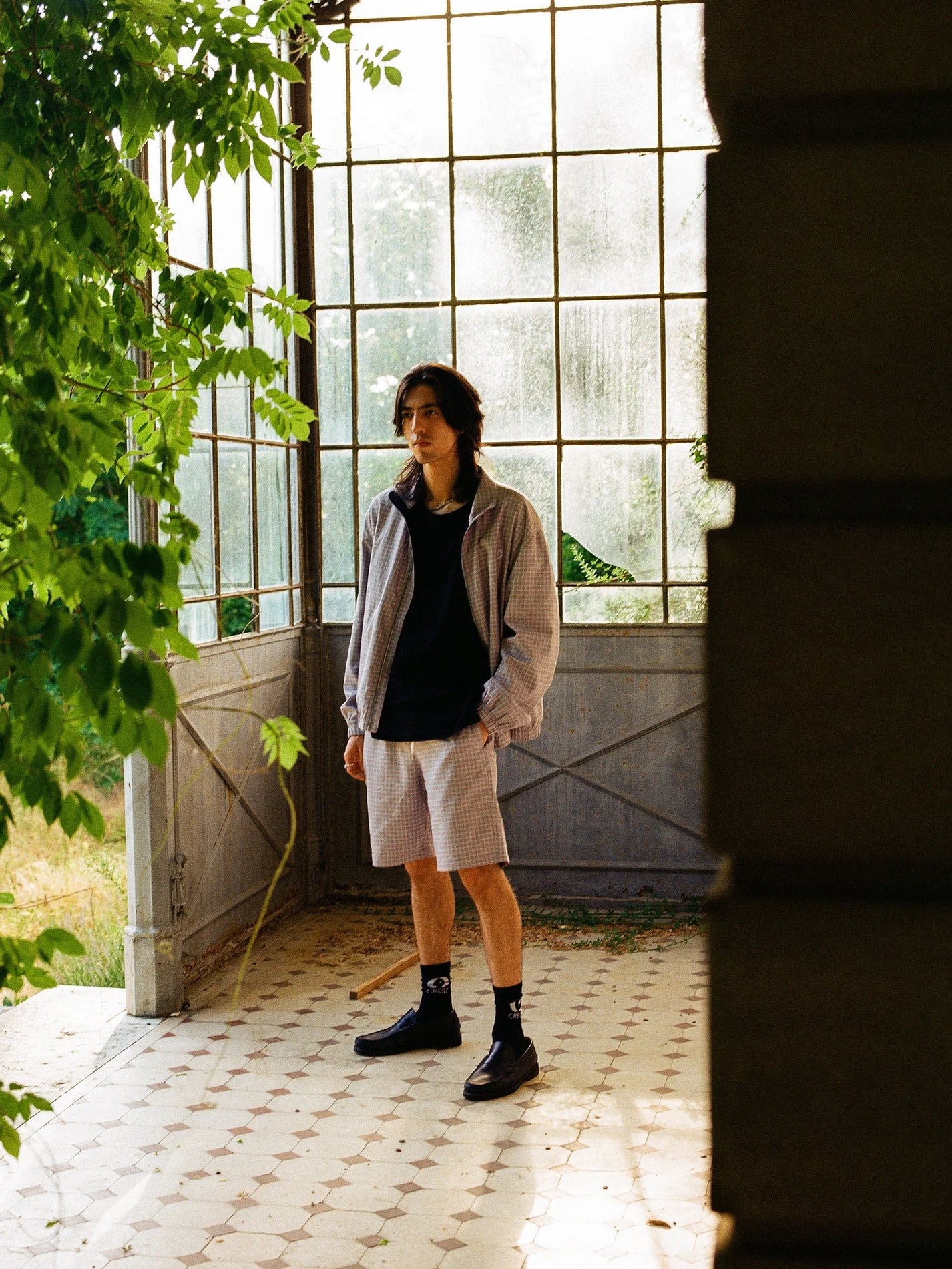 CREST / Short Gemma, carreaux