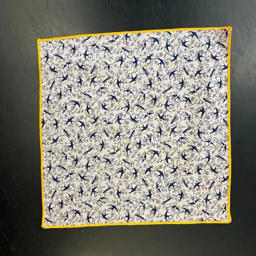 LABO / Mouchoirs en tissu/ oiseaux