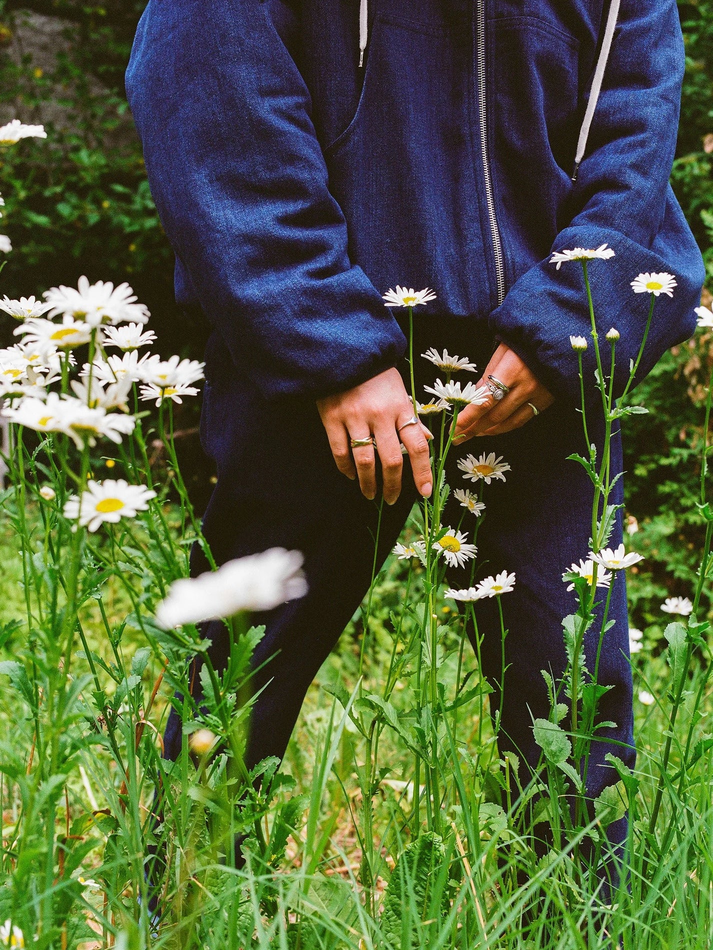CREST / Veste réversible, denim