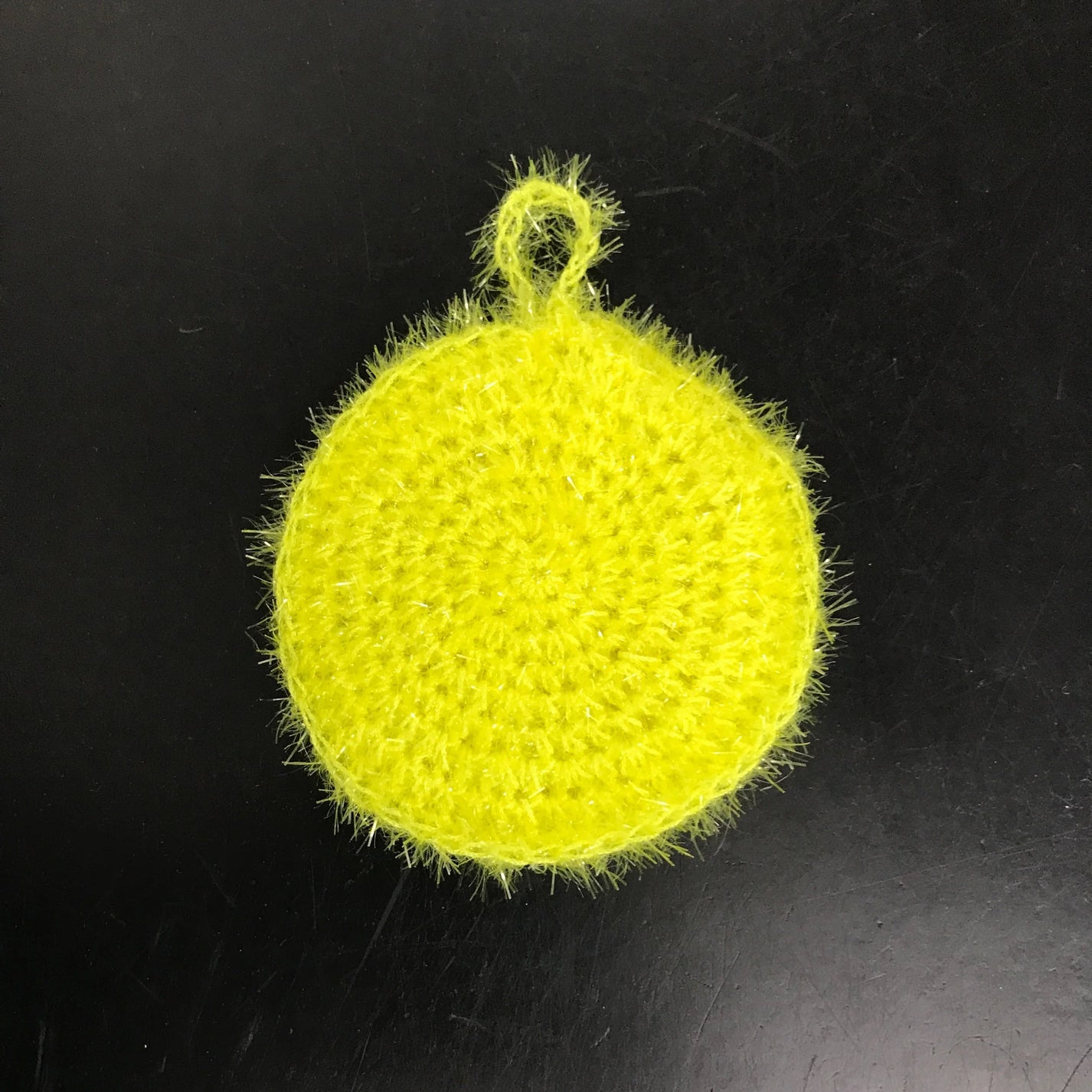 Tawashi / Confetti jaune fluo