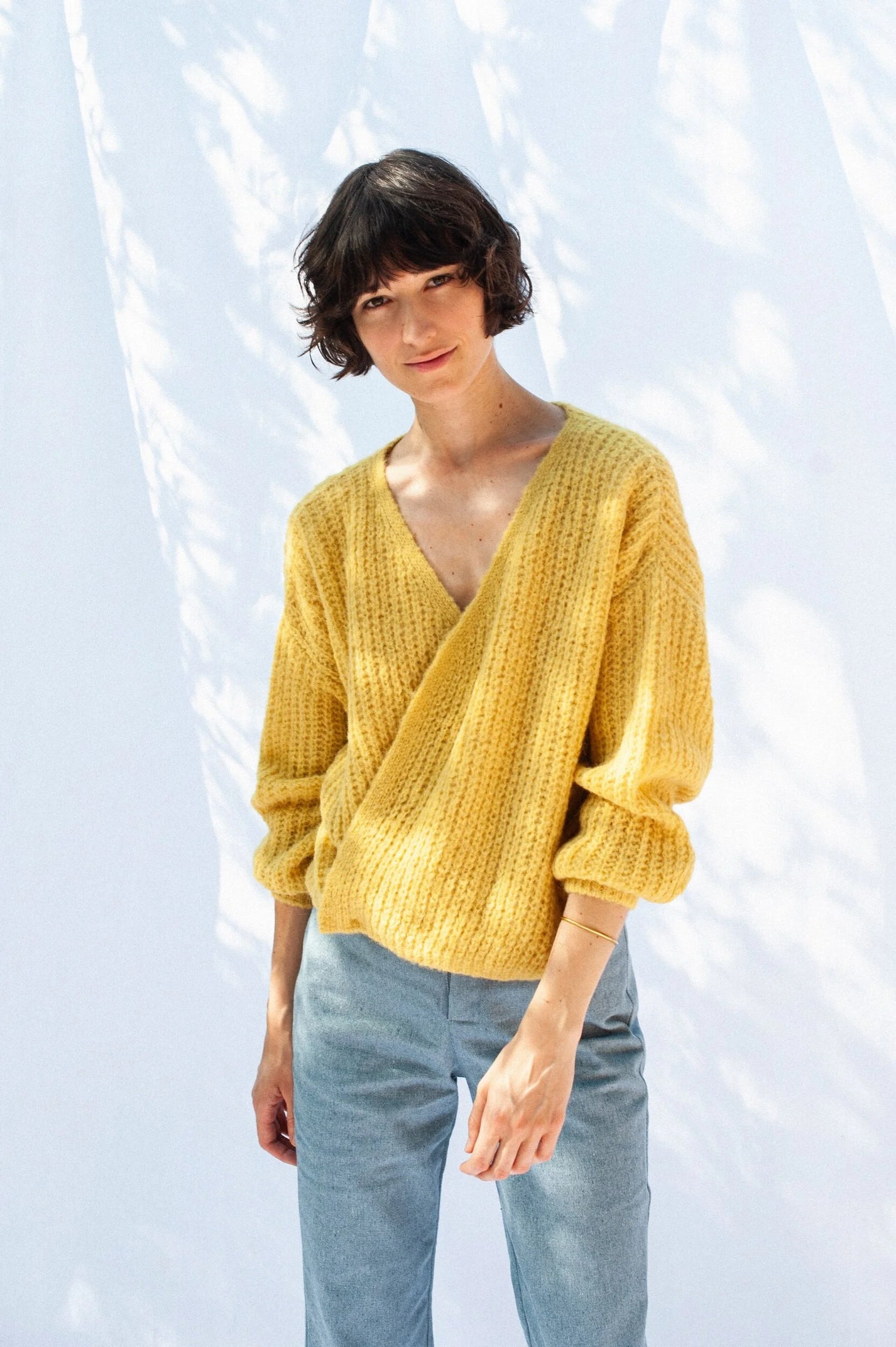 Jungle Folk / Cardigan Vega - Daffodil Yellow