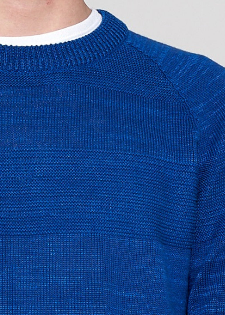 ERFOLG homme / Pull SPF 15 - bleu limoge