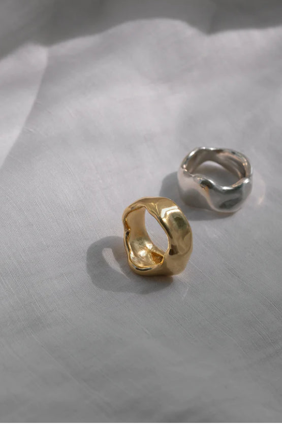 Baiushki / bague MOA, argent