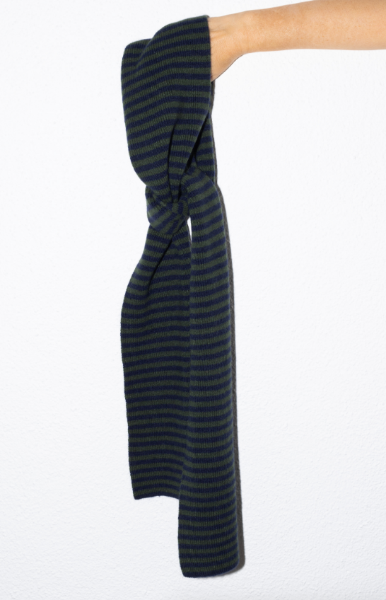 FRANZISKA LUETHY / Rami Scarf Navy/Olive