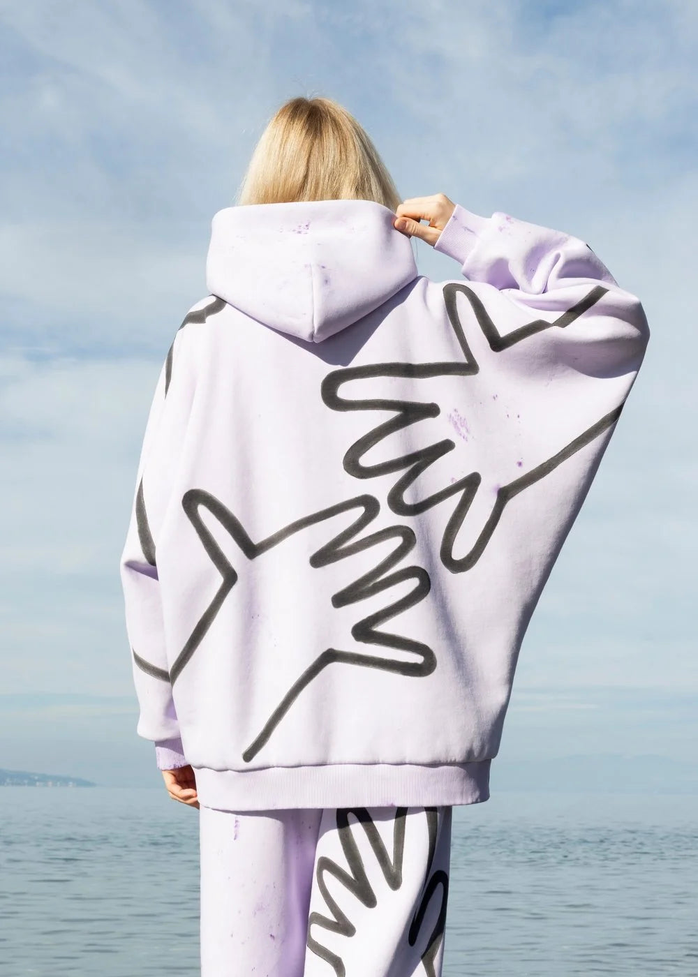OL' x WOW ! / Ensemble sweat - lila