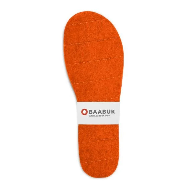 Baabuk / Semelles tangerine