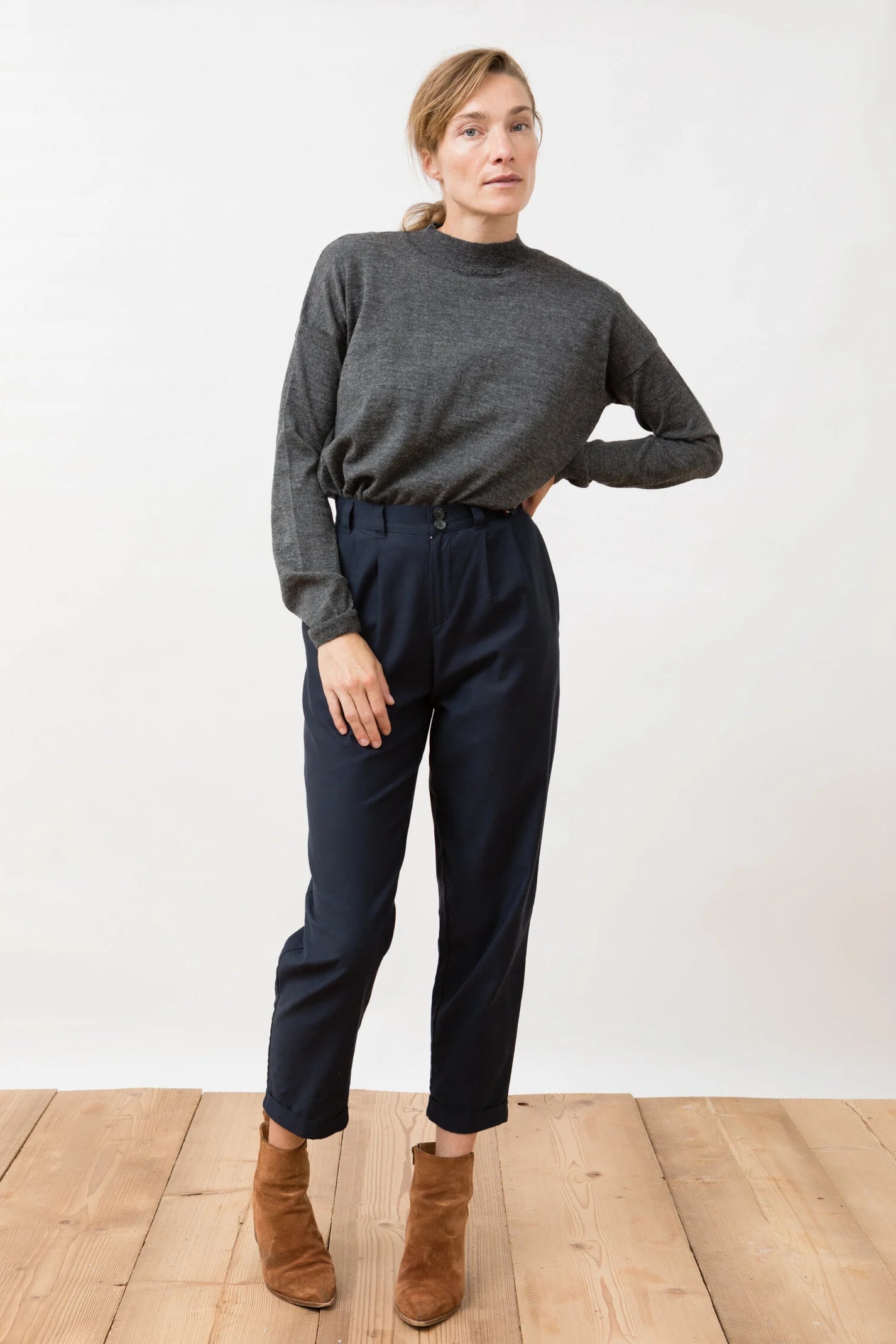 Jungle Folk / Pantalons Duoro - marine
