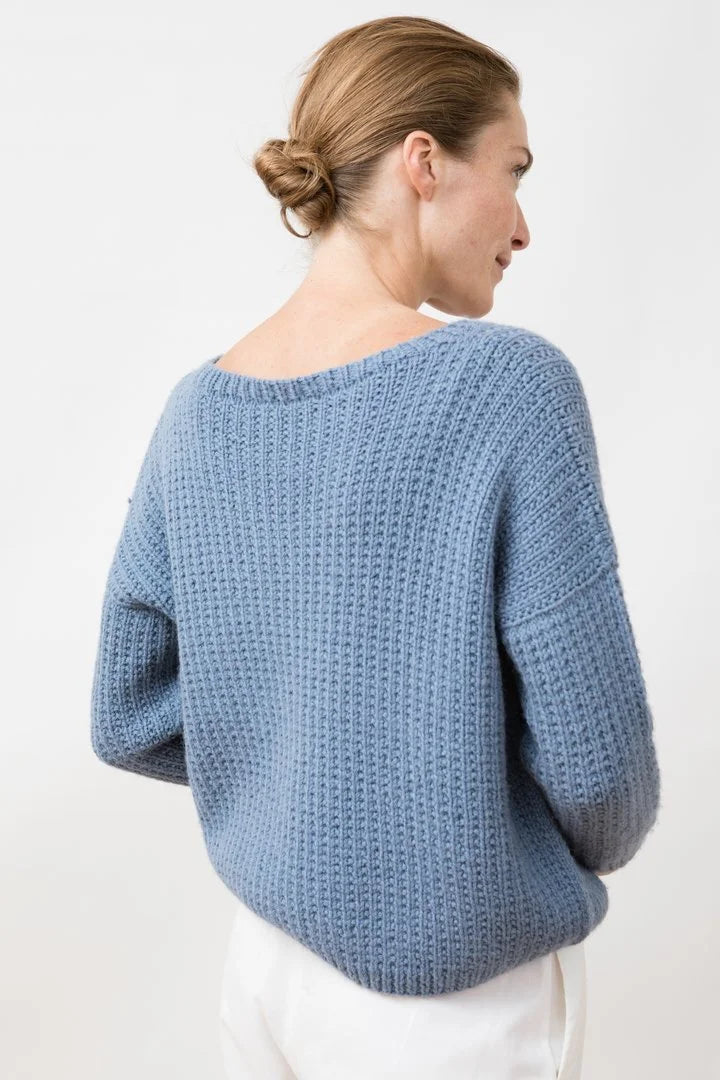 Jungle Folk / cardigan Nayra bleu
