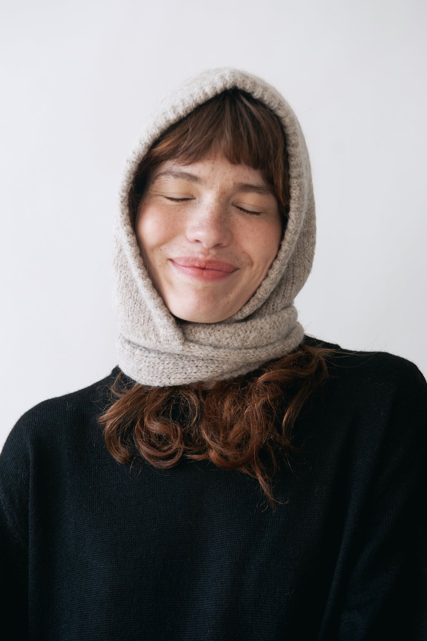 Jungle Folk / Capuche écharpe - beige