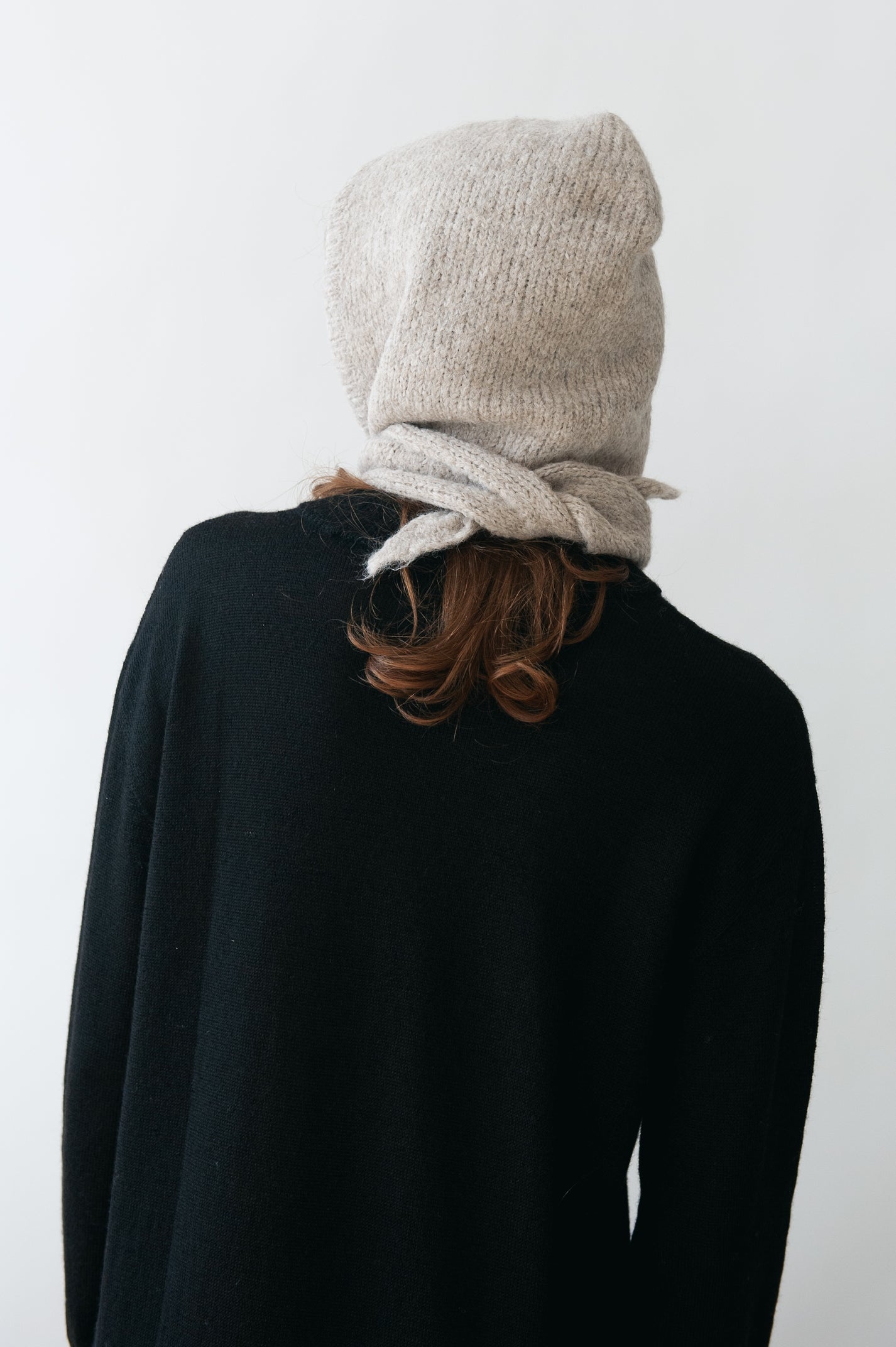 Jungle Folk / Capuche écharpe - beige