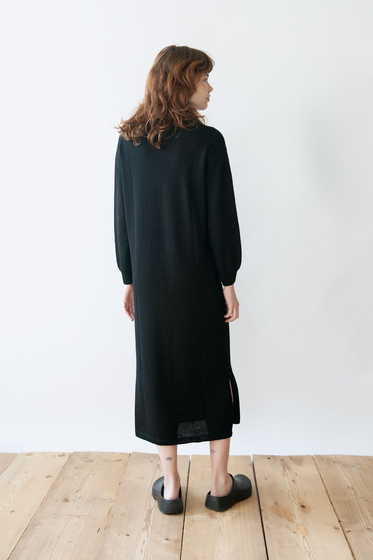 Jungle Folk / Robe en maille Geneniève - noir