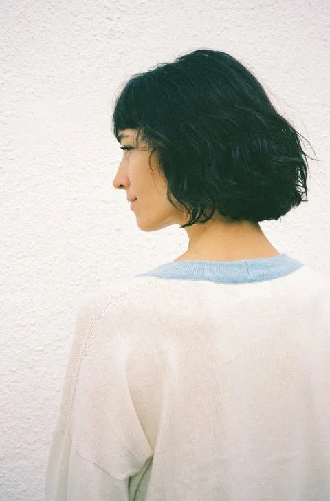 Jungle Folk / cardigan Mika - Ivory, Moss, Ice Blue, Red