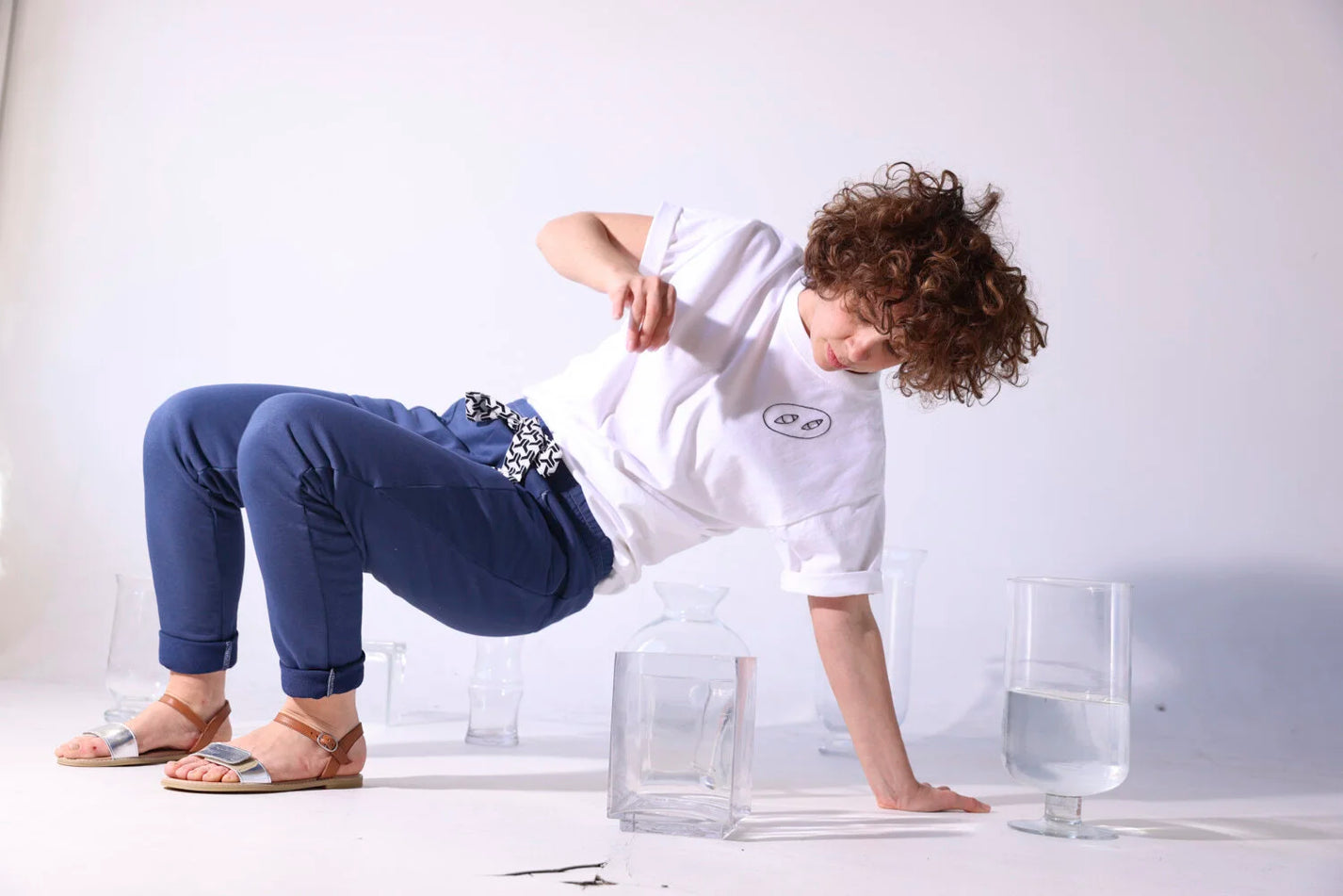 Pantalon RE/SWEAT, bleu