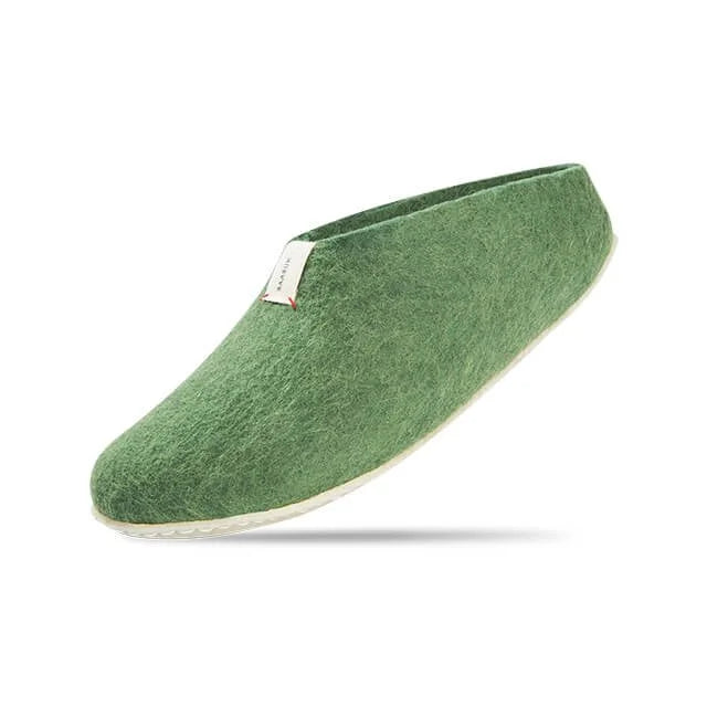 Baabuk / Pantoufles Mel - Bottle green