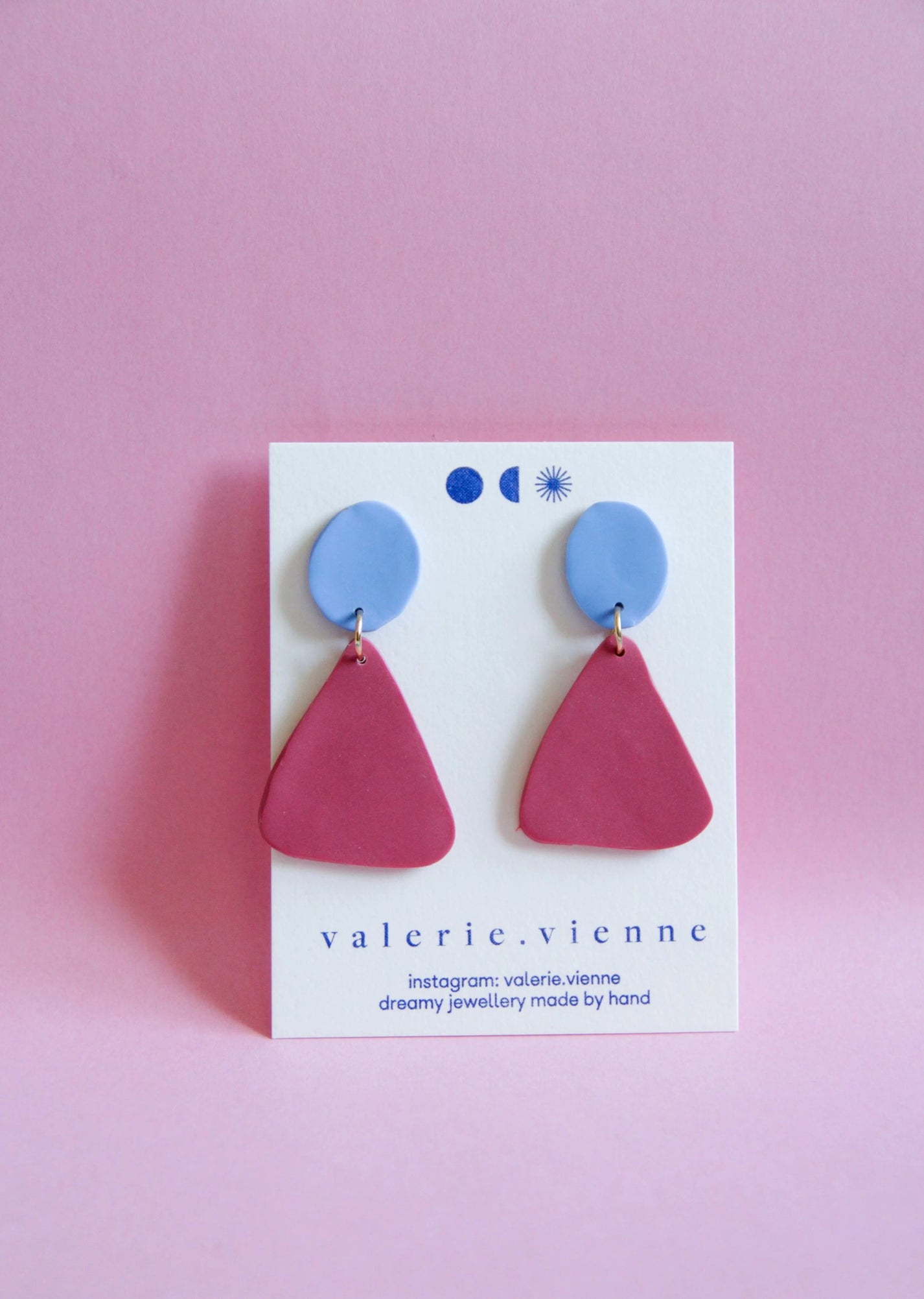 valerie vienne / Yari - Vieux rose et bleu ciel