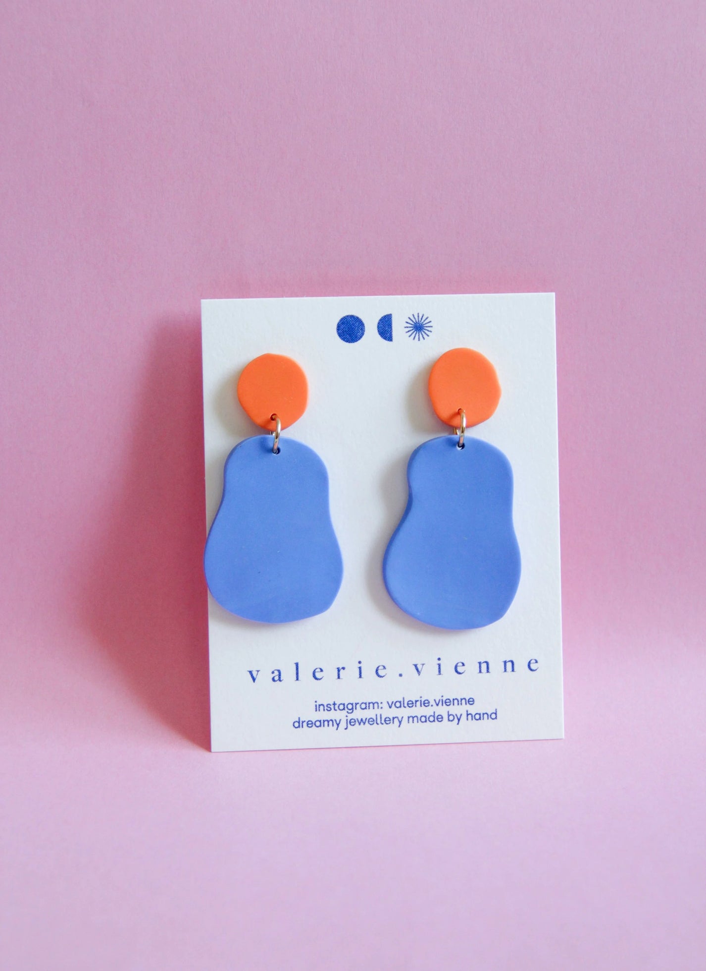 valerie vienne / Yari - Orange et bleu ciel
