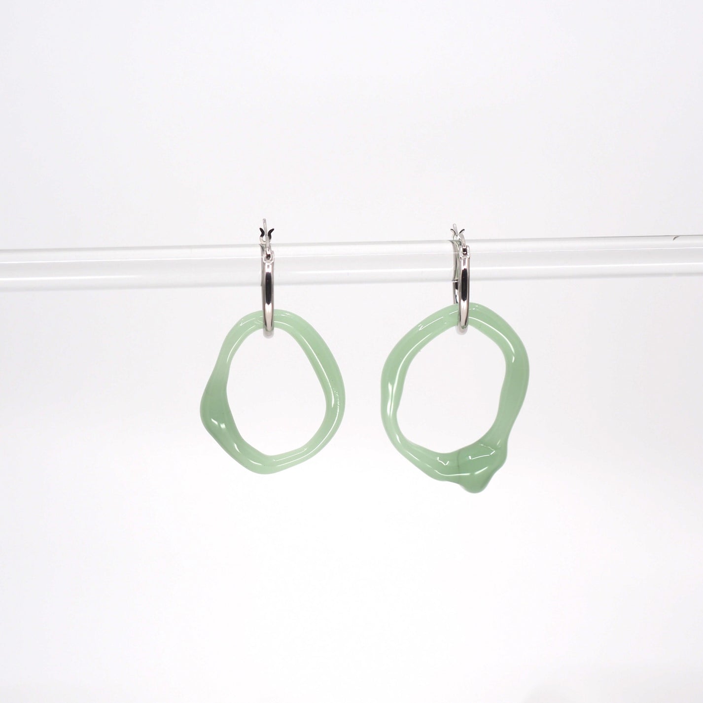 NEUS / BO verre simple, vert jade opaque