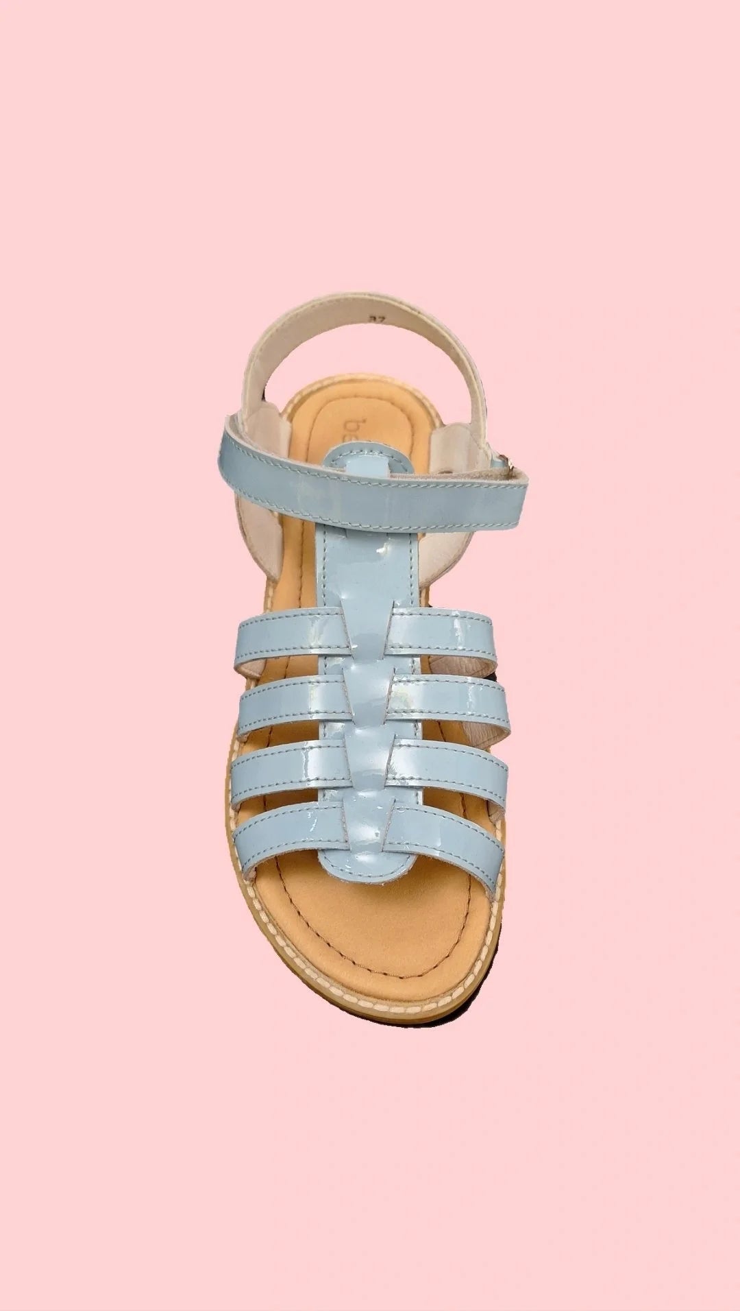 BENJIE / Berzona velcro verni - bleu ciel