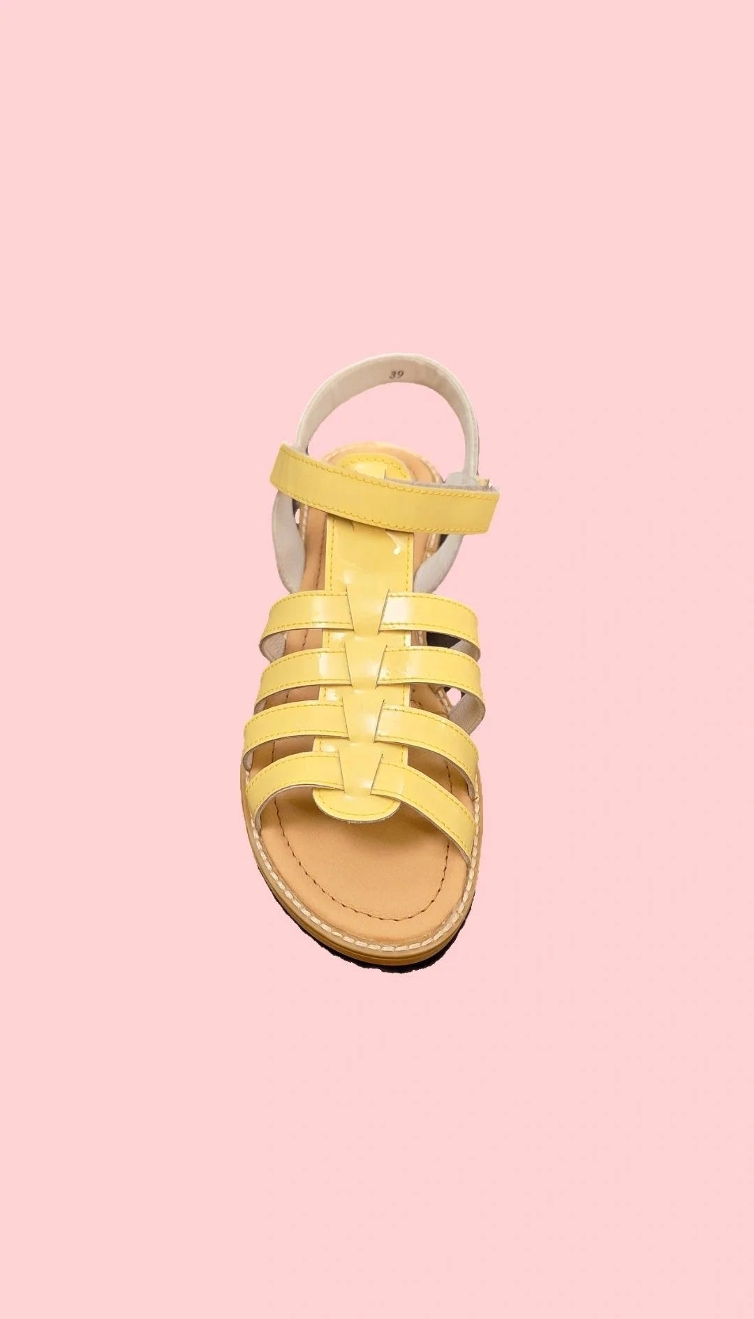 BENJIE / Berzona velcro verni - jaune