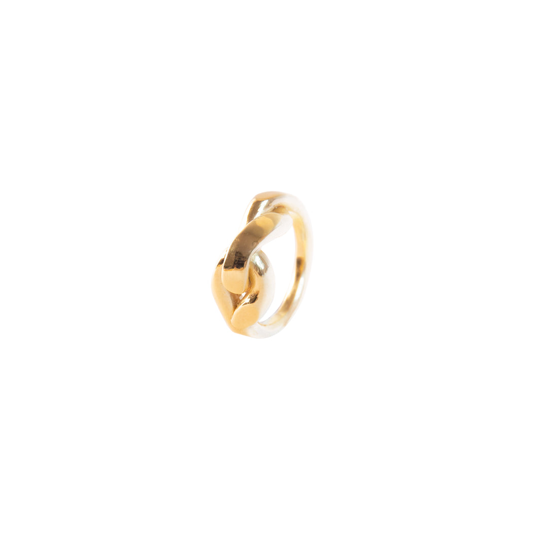 hana kim / Big Embrace Ring, plaqué or