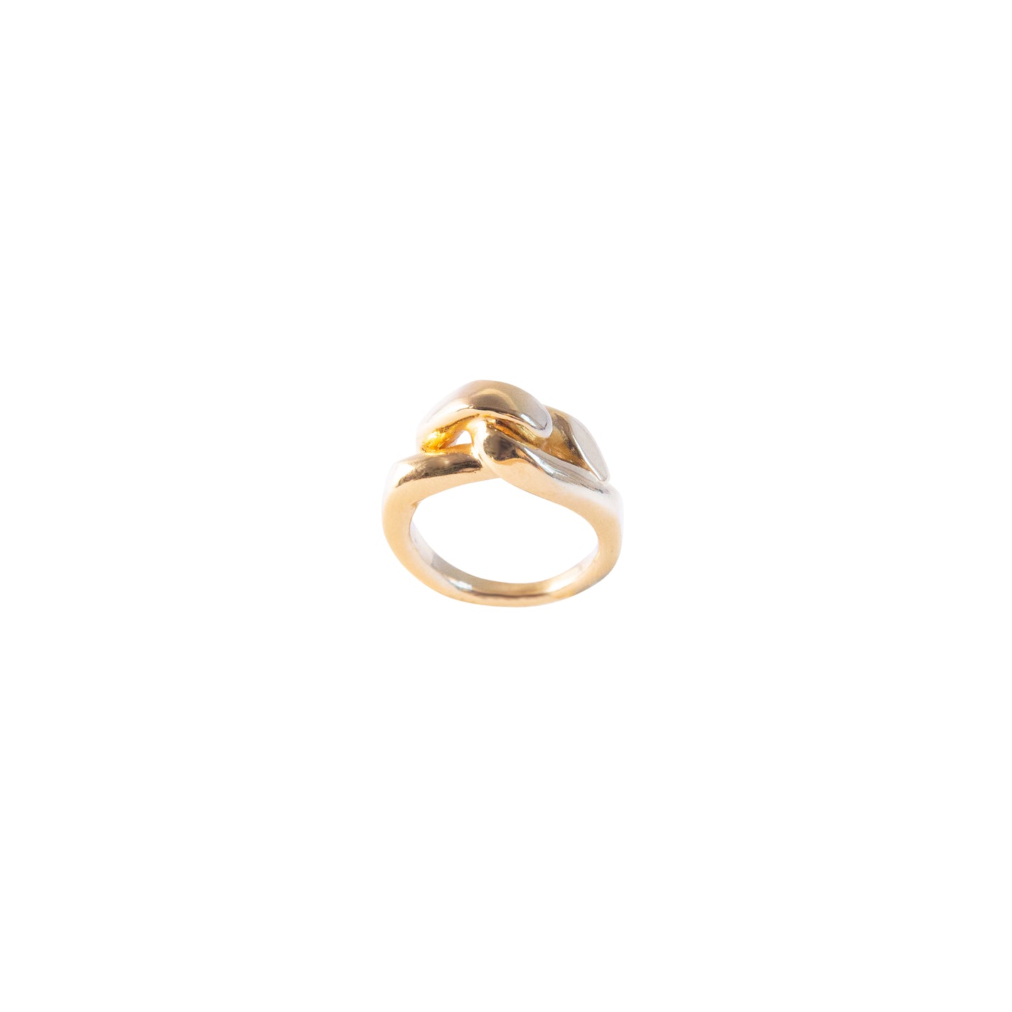 hana kim / Big Embrace Ring, plaqué or