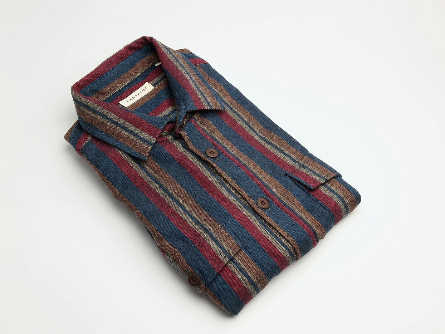 CARPASUS / Chemise flanelle "Quercus" - tricolor lago