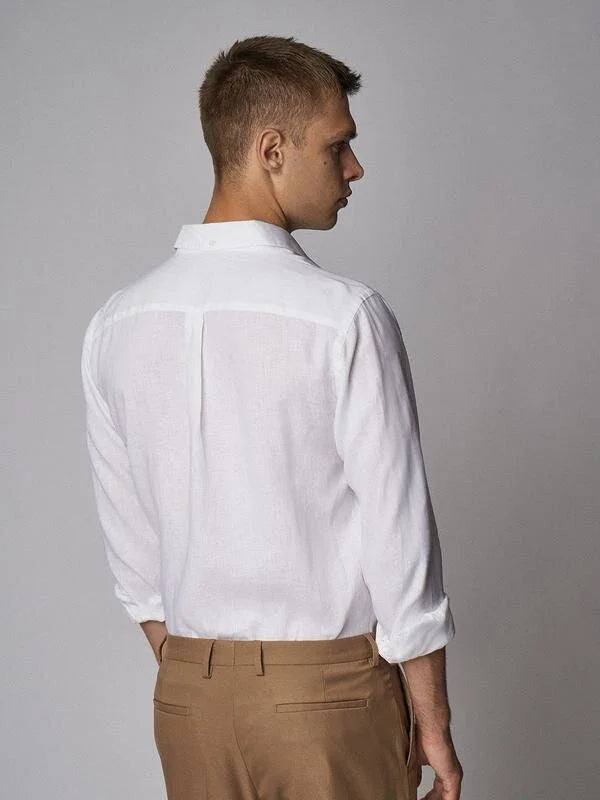 CARPASUS / Chemise Tamina en lin, blanc