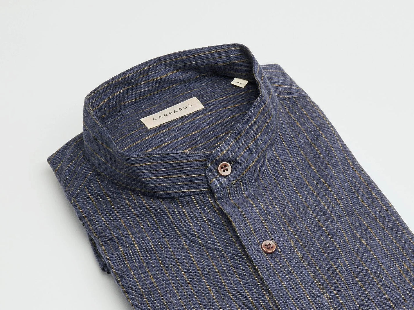 CARPASUS / Chemise flanelle scurido marine/ochre