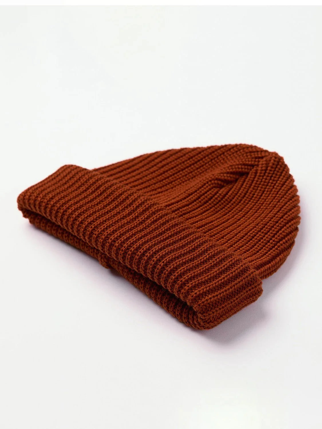 CARPASUS / Bonnet en laine mérinos, rouille