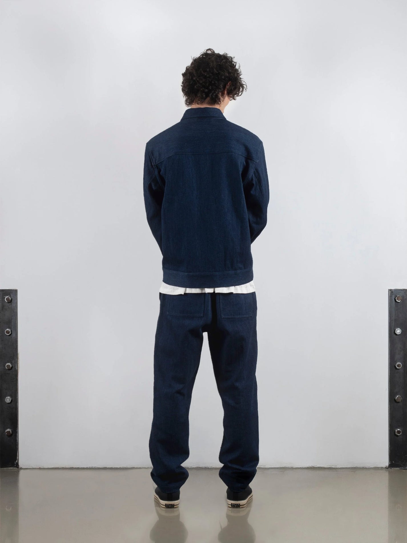 CREST / Washed Denim Trucker Jacket