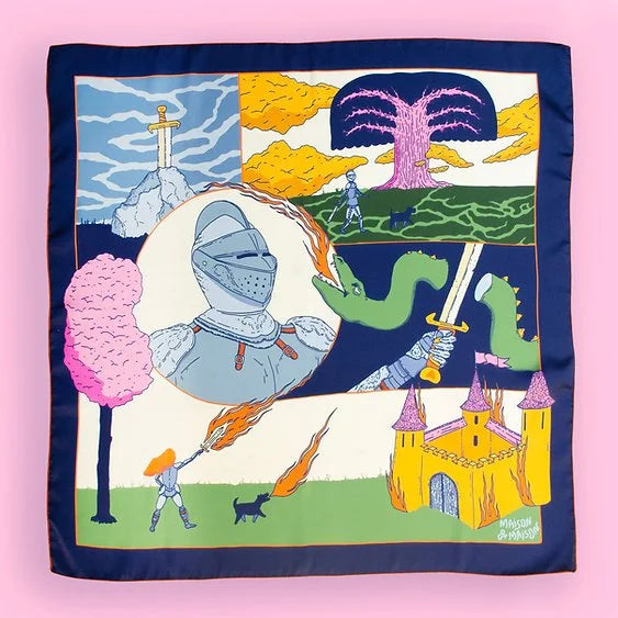 Maison & Maison / Carré de soie - Chevalière