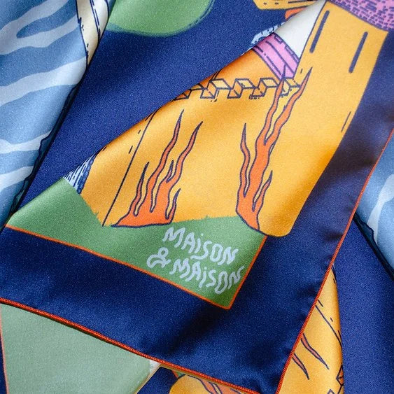 Maison & Maison / Carré de soie - Chevalière