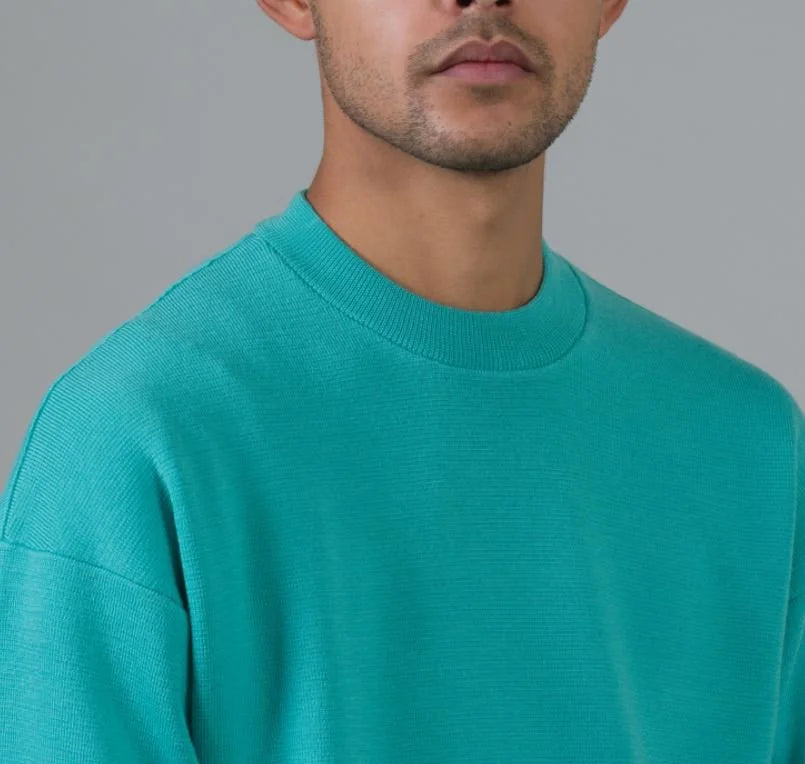 FRANZISKA LUETHY / Lenni Sweater - turquoise