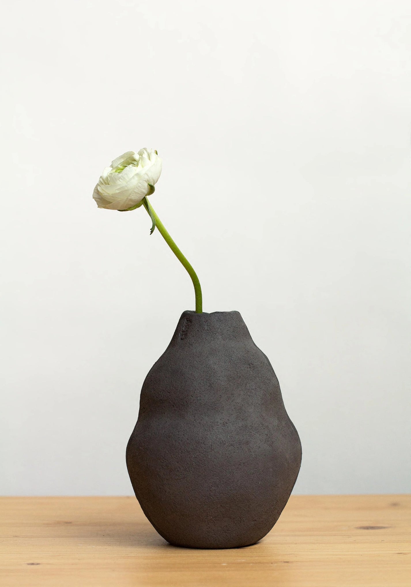 Glay Studio / Vase moyen en grès, noir