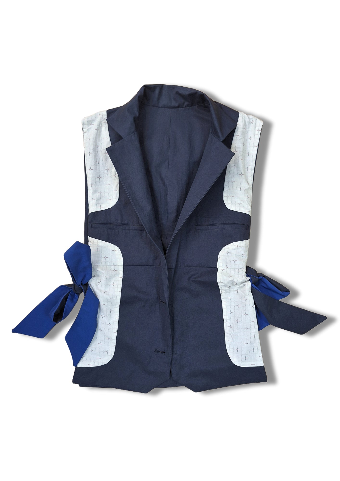 RE/Papa's Blazer à noeuds - n°32 REVERSIBLE
