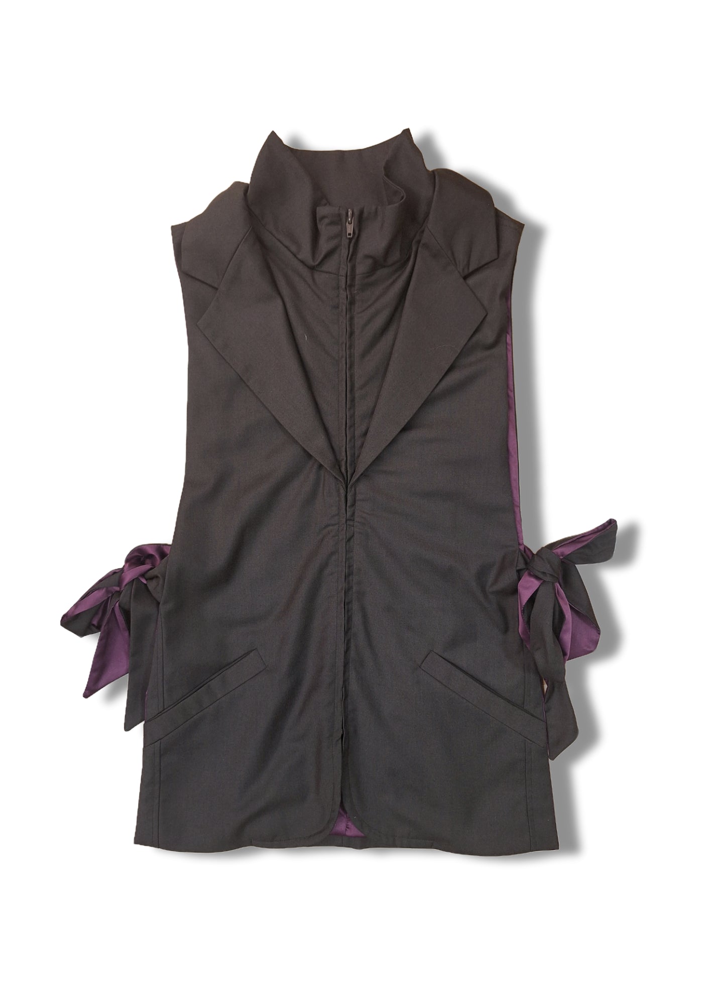 RE/Papa's Blazer à noeuds - n°33 zip brun