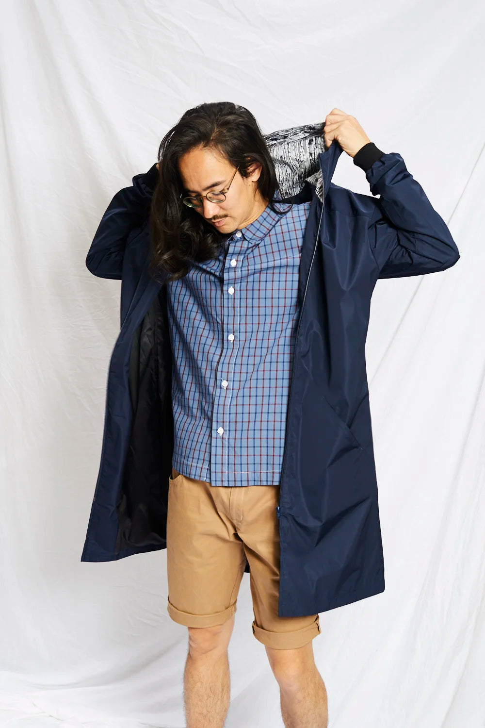 LABORATOIRE / Manteau Peloton, marine