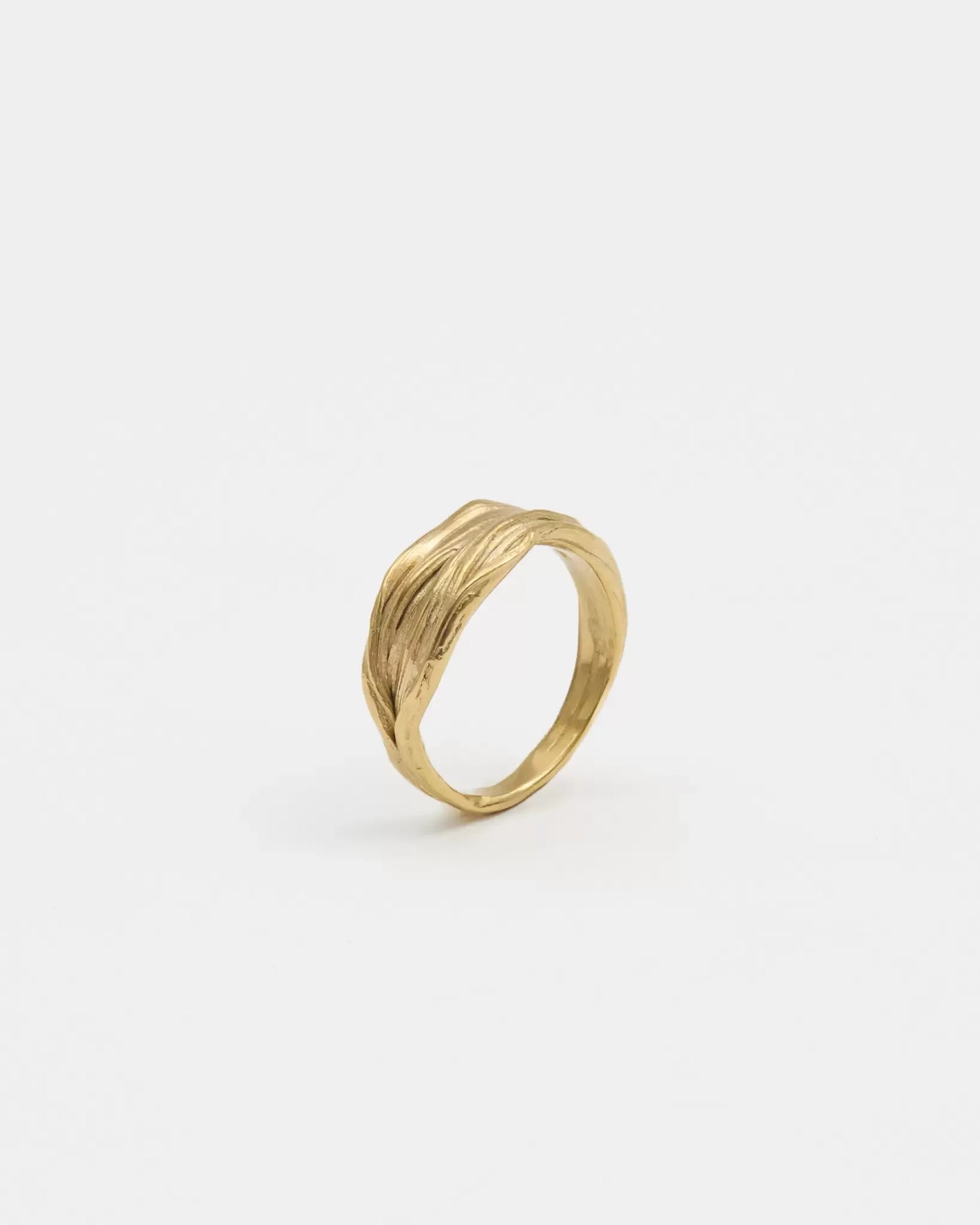 Laura Micheli Jewelry / bague Petalo, Argent plaqué or