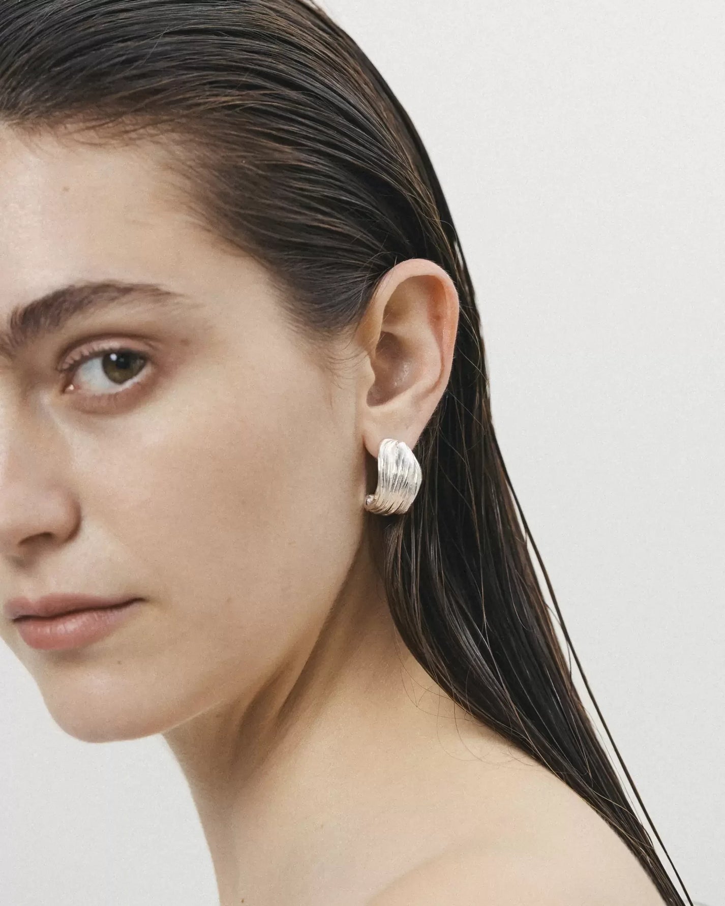 Laura Micheli Jewelry / BO tordadées, Argent plaqué or