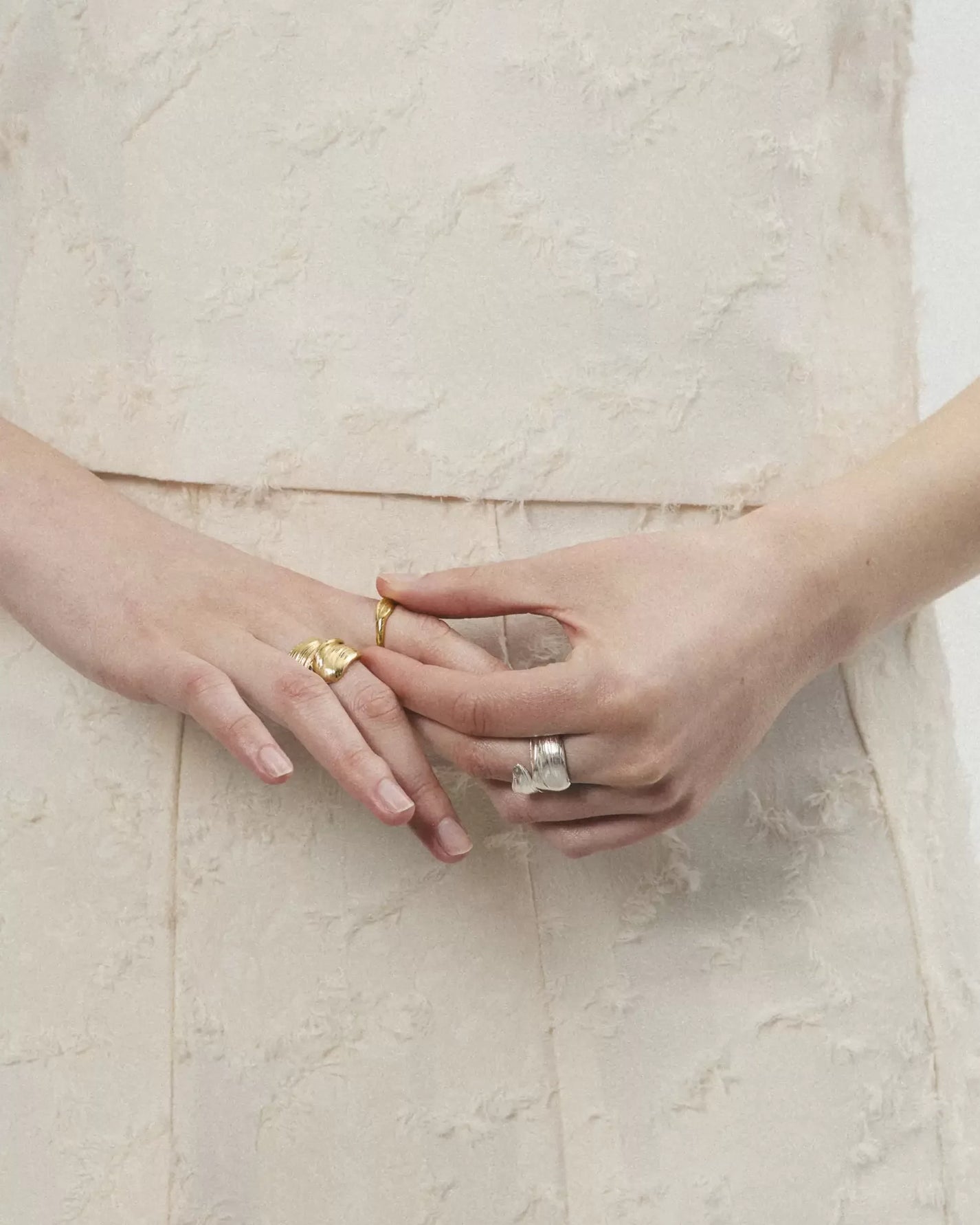 Laura Micheli Jewelry / bague Torsadée, Argent 925